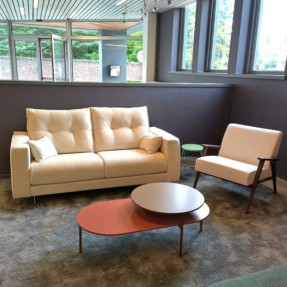 ZETEL LEUVEN BRUSSEL ANTWERPEN 2-ZIT in BEIGE STOF